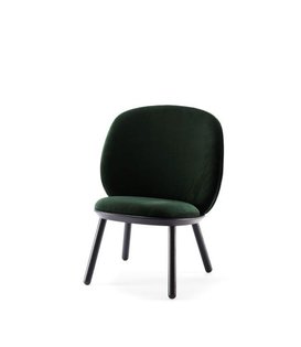 Ash - Chaise longue - frêne - velours - vert