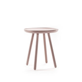 Ash - Table d'appoint - ronde carrée - frêne - rose - petite