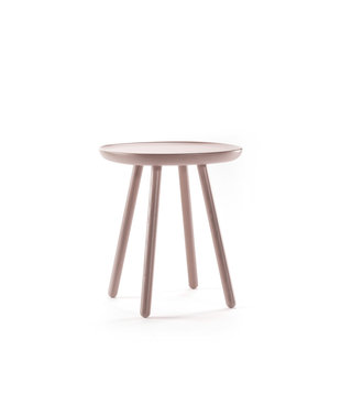 Ash - Table d'appoint - ronde carrée - frêne - rose - petite