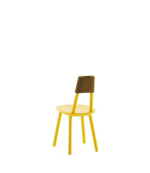 EMKO Ash - Chaise de salle à manger - frêne - jaune - dossier en mousse