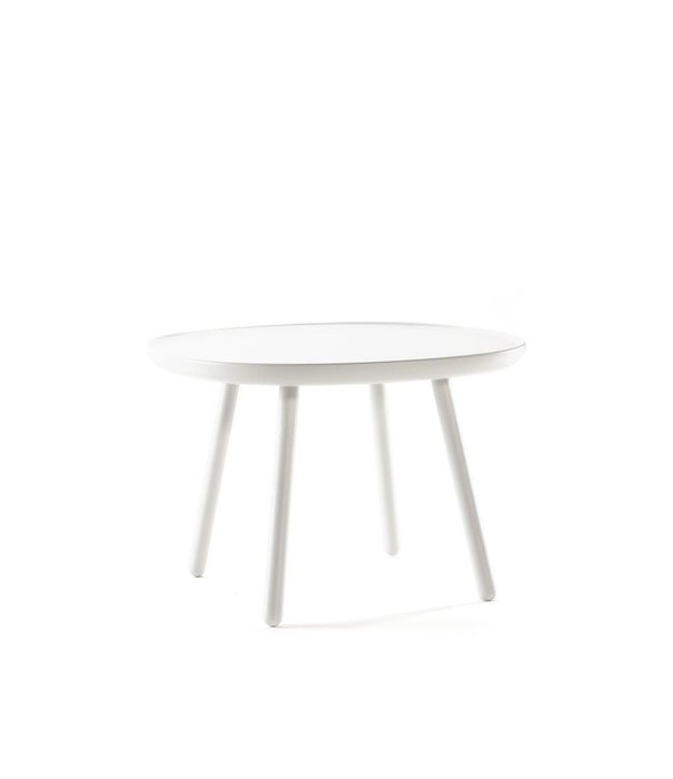 EMKO Ash - Table d'appoint - ronde carrée - frêne - blanc - large