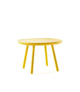 Ash - Table d'appoint - ronde carrée - frêne - jaune - grande