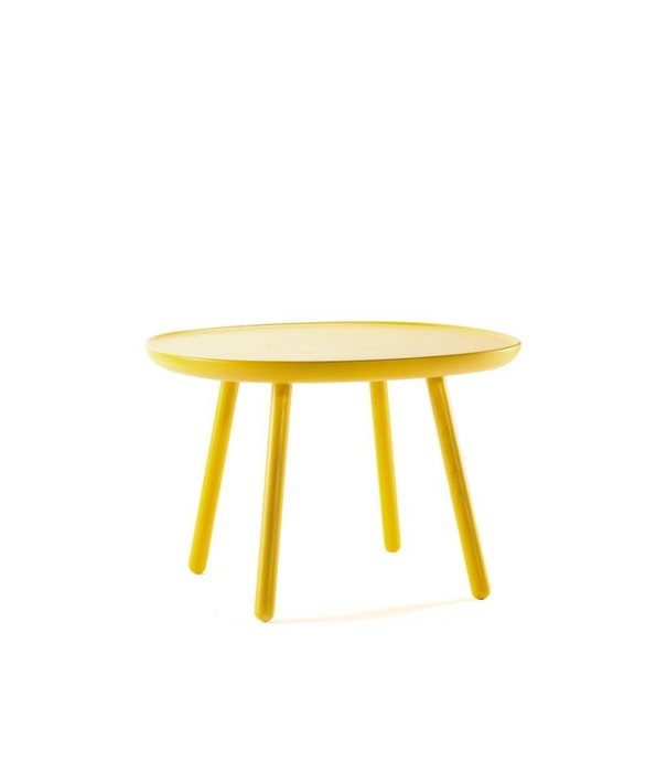 EMKO Ash - Table d'appoint - ronde carrée - frêne - jaune - grande