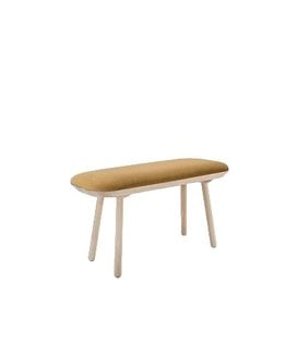 Ash - Zitbank - essenhout - small - stof Kvadrat- geel - naturel poten