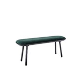 Ash - Sofa - Eschenholz - groß - Samt - grün - schwarze Beine