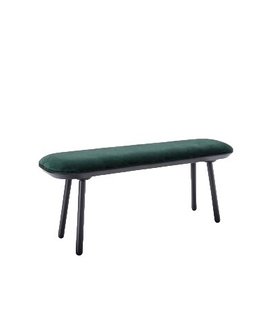 Ash - Sofa - Eschenholz - groß - Samt - grün - schwarze Beine