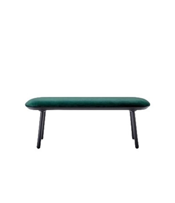 EMKO Ash - Sofa - Eschenholz - groß - Samt - grün - schwarze Beine