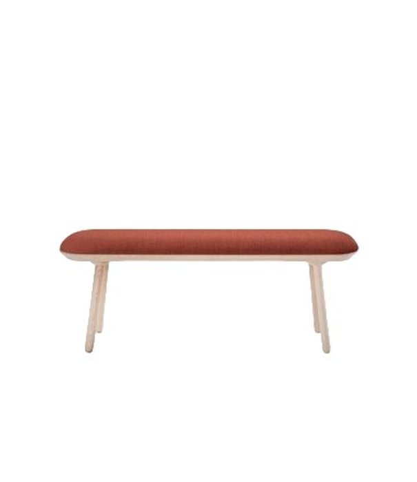 EMKO Ash - Canapé - frêne - large - tissu Kvadrat - cognac - pieds naturels