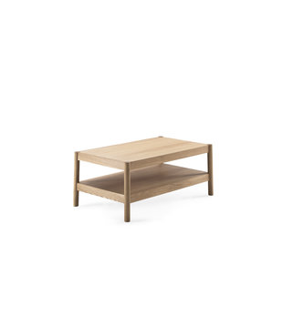 Oaks Diner - Table d'appoint - rectangle - chêne - naturel - 93x53cm