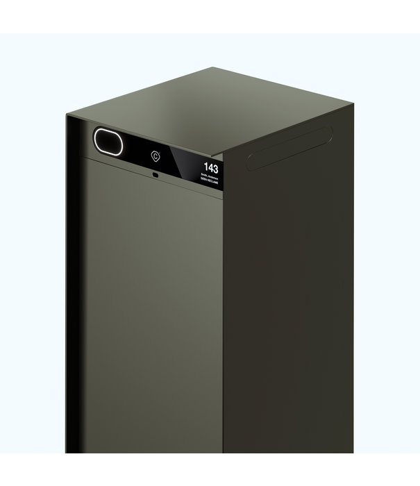 Duverger® Custo 1 - Smart Briefkasten - freistehend - Stahl - Nebel - olivgrün