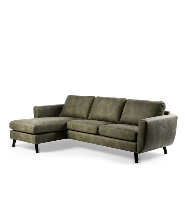 Duverger® Savannah - Sofa - 3-Sitzer Sofa - Chaise Longue links oder rechts - Stoff Savannah - grün