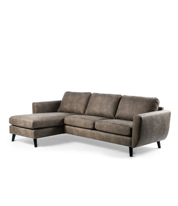 Duverger® Savannah - Sofa - 3-Sitzer Sofa - Chaiselongue links oder rechts - Stoff Savannah - taupe