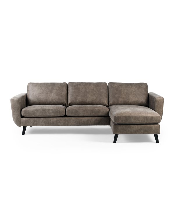 Duverger® Savannah - Sofa - 3-Sitzer Sofa - Chaiselongue links oder rechts - Stoff Savannah - taupe