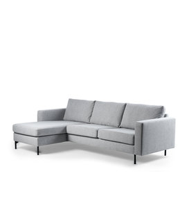 Chloe - Canapé - canapé 3 places - chaise longue gauche ou droite - tissu Chloe - gris