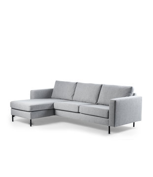 Chloe - Sofa - 3-Sitzer Sofa - Chaise Longue links oder rechts - Stoff Chloe - Grau