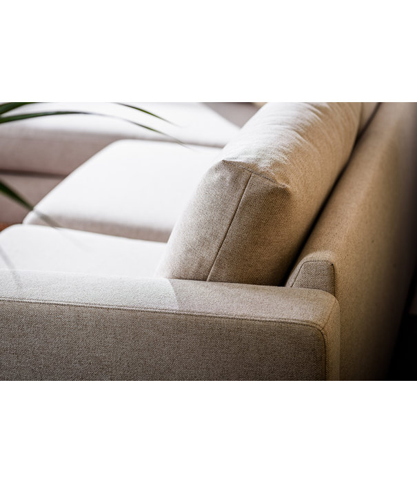 Duverger® Chloe - Canapé - canapé 3 places - chaise longue gauche ou droite - tissu Chloe - beige