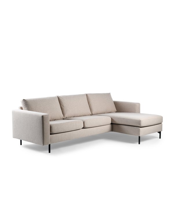 Duverger® Chloe - Sofa - 3-Sitzer Sofa - Chaise Longue links oder rechts - Stoff Chloe - Beige