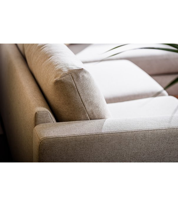 Duverger® Chloe - Canapé - canapé 3 places - chaise longue gauche ou droite - tissu Chloe - beige