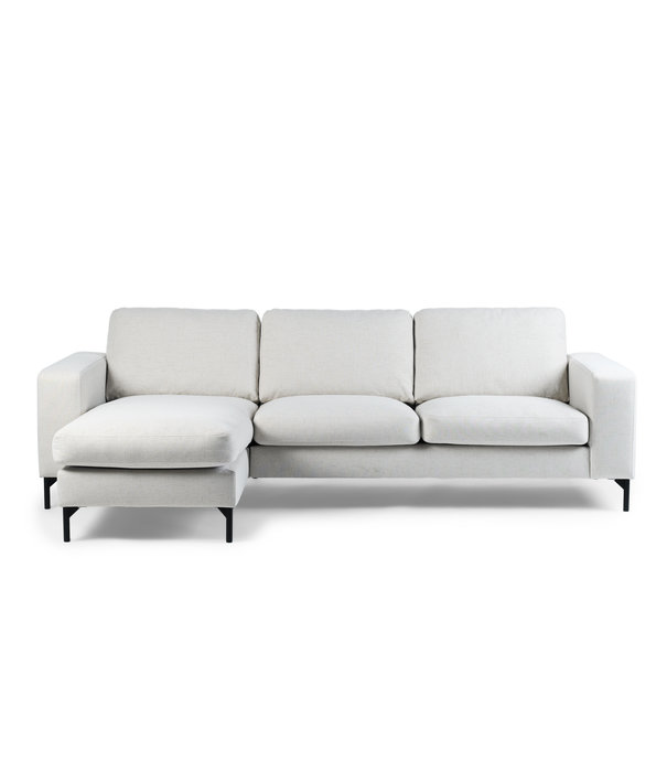 Duverger® Valente - Sofa - 3-Sitzer Sofa - Chaiselongue links oder rechts - Stoff Valente - natur