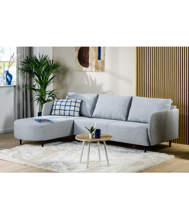 Duverger® Urban - Canapé - canapé 3 places - chaise longue gauche ou droite - tissu Urban - gris