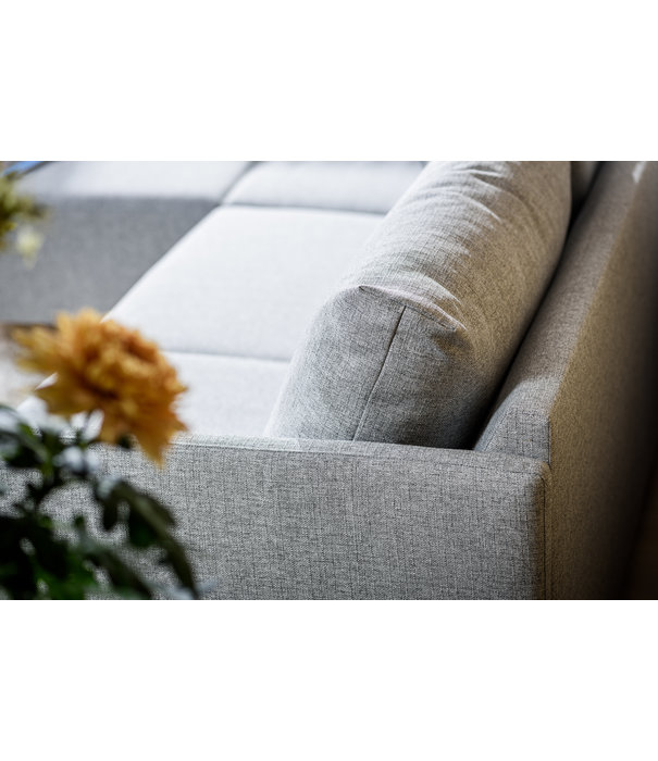 Duverger® Urban - Sofa - 3-Sitzer Sofa - Chaiselongue links oder rechts - Stoff Urban - Grau