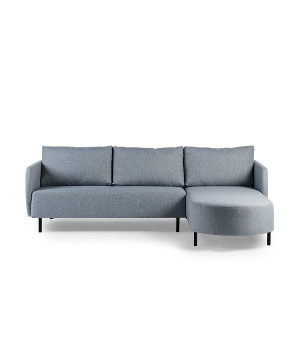 Duverger® Urban - Sofa - 3-Sitzer Sofa - Chaiselongue links oder rechts - Stoff Urban - Grau