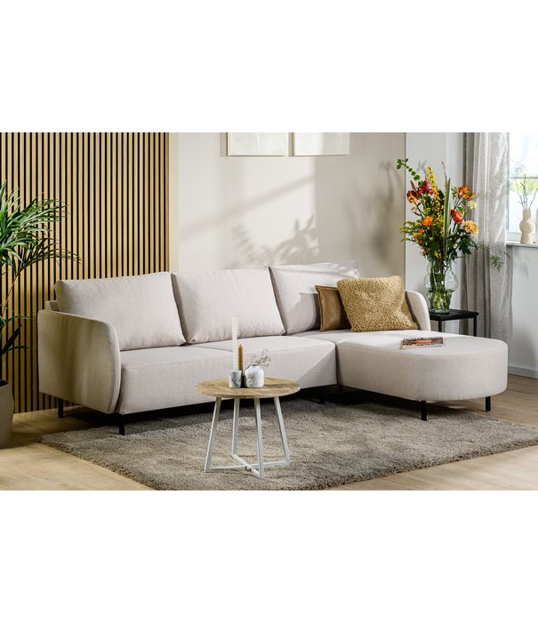 Duverger® Urban - Sofa - 3-zitbank - chaise longue links of rechts - stof Urban - beige