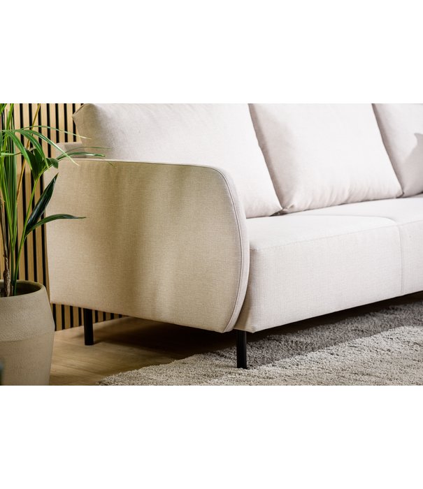 Duverger® Urban - Sofa - 3-Sitzer Sofa - Chaiselongue links oder rechts - Stoff Urban - beige