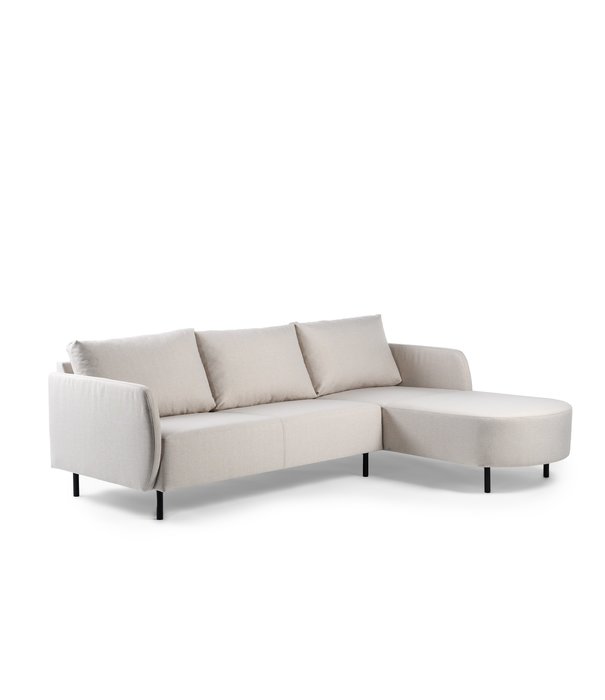 Duverger® Urban - Sofa - 3-Sitzer Sofa - Chaiselongue links oder rechts - Stoff Urban - beige