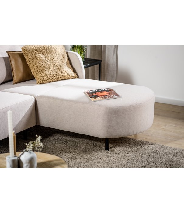 Duverger® Urban - Canapé - canapé 3 places - chaise longue gauche ou droite - tissu Urban - beige