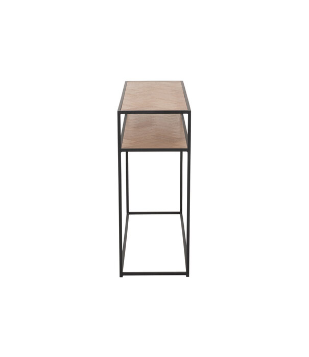 Duverger® Twist - Table d'appoint - MDF - 1 grande alcôve - métal