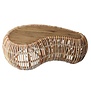 Nut - Table basse - teck - naturel - rotin