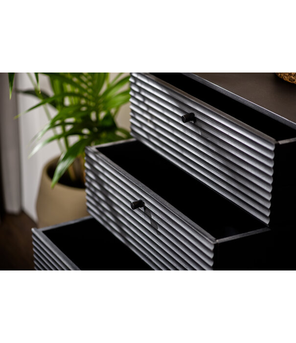 Duverger® Black Piano - Sideboard- 160cm - schwarz - Mango