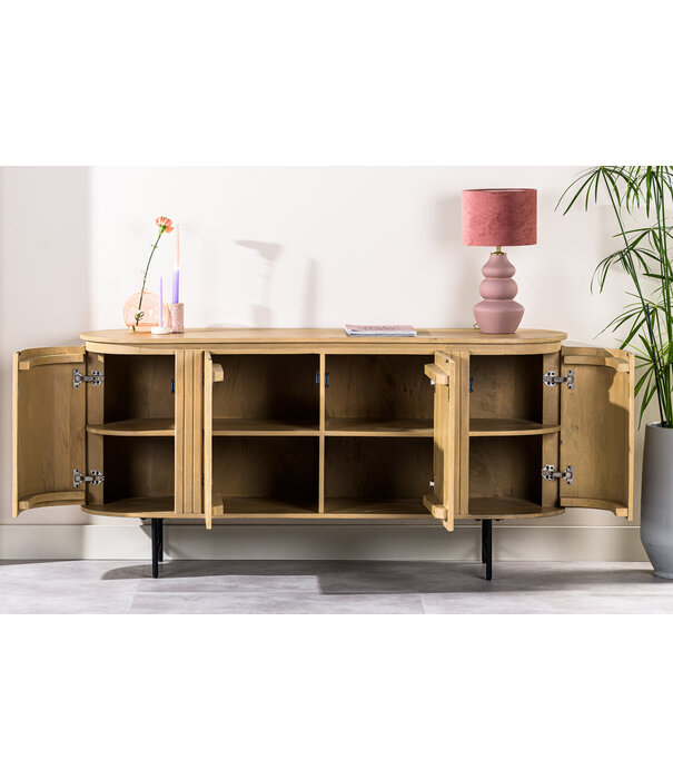 Duverger® Steampunk - Sideboard - 165cm - Akazie - natur