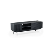 Piano -Tv-meubel - L140cm - mango - zwart