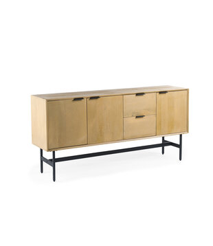 Nordic -Dressoir - L170cm - mangue - naturel - 3 portes - 2 tiroirs