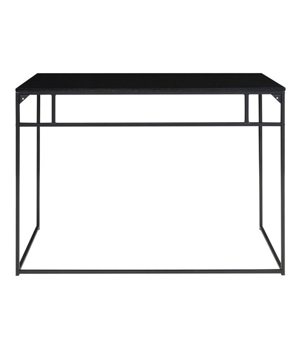 Duverger® Scandidesk - Schreibtisch - Spanplatte - schwarz – Stahlgestell