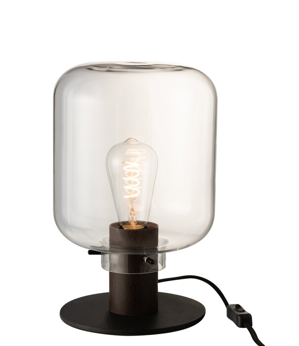 Duverger® Standing Jar - Lampe à poser - verre - transparent - noir