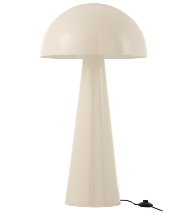 Duverger® Mushroom - Tischleuchte - Pilz - groß - Metall - weiß - 1 Lichtpunkt