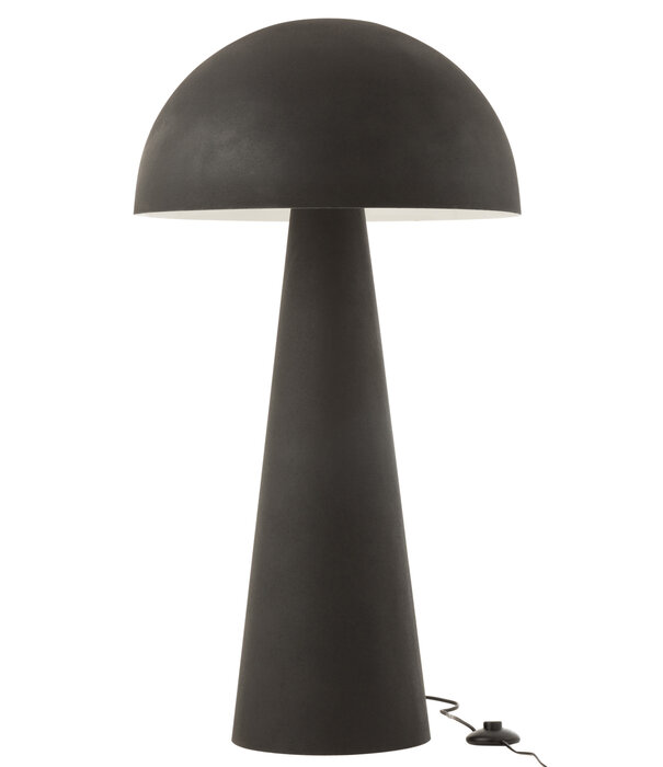 Duverger® Mushroom - Tafellamp - paddenstoel - groot - metaal - mat zwart - 1 lichtpunt