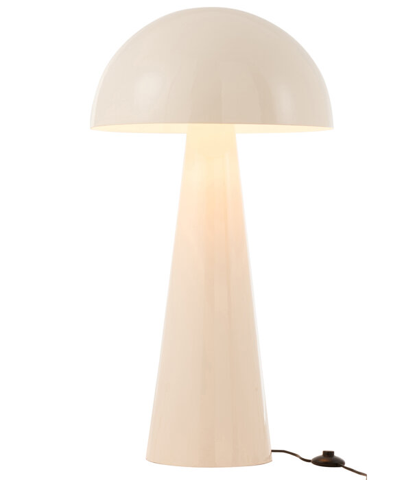 Duverger® Mushroom - Lampe à poser - champignon - grand - métal - blanc - 1 point lumineux