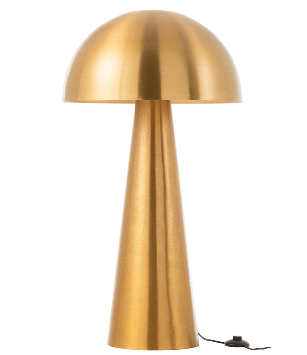 Duverger® Mushroom - Tafellamp - paddenstoel - extra large - metaal - mat goud - 1 lichtpunt