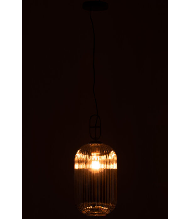 Duverger® Tall hanging one - Hanglamp - gefumeerd glas