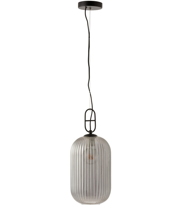 Duverger® Tall hanging one - Hanglamp - gefumeerd glas