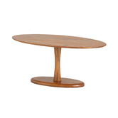 Timber - Table de salle à manger - manguier massif - ovale - laqué naturel