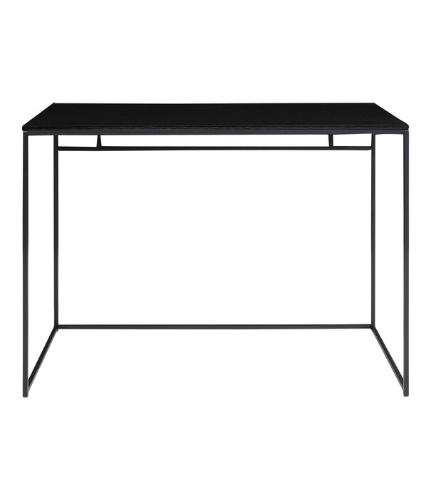 Duverger® Scandidesk - Bureau - panneau de particules - noir - structure en acier