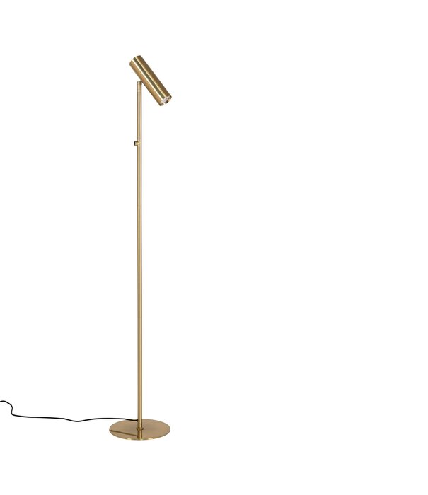 Duverger® Mike - Lampadaire - acier - laiton - réglable - 1 point lumineux