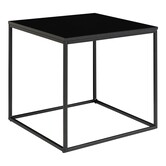 Scandibasic - Couchtisch - schwarz - Melaminspanplatte - 45x45x45cm