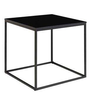 Scandibasic - Salontafel - zwart - melamine spaanplaat - 45x45x45cm