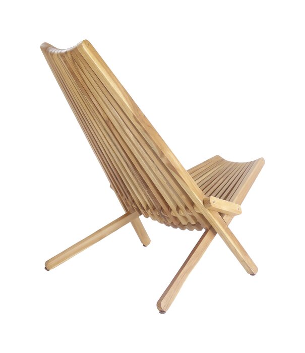 Duverger® Caleta design - Lounge tuin fauteuil - teak - plooibaar